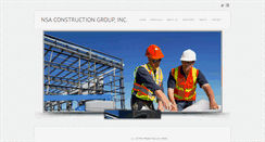Desktop Screenshot of nsaconstruction.com